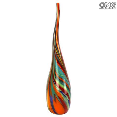 Missoni Drop Vase Multicolor Original Murano Glass Omg®