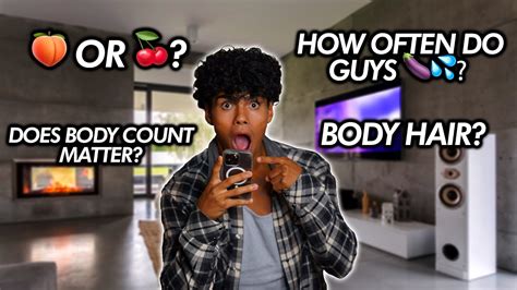 Answering Questions Girls Are Too Afraid To Ask Youtube
