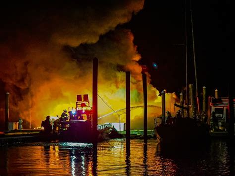 Fire Engulfs 2 Yachts In Seaport Harbor Marina (PICS) | Ocean City, NJ ...