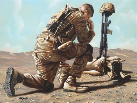 Soldiers Cross Do Not Copy Original Giclees And Lithographs For Sale