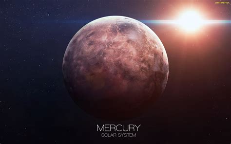 Tapety, zdjęcia - Kosmos, Słońce, Merkury, Planeta
