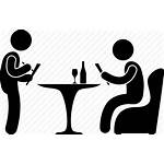 Icon Waiter Order Symbol Restaurant Clipart Dining