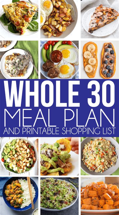 The Best Whole 30 Meal Plan Full Of Whole 30 Recipes That Taste Great