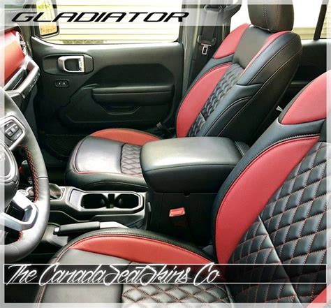 2020 2021 Jeep Gladiator Custom Leather Upholstery Diamond Edition