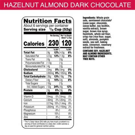 Bear Naked Dark Chocolate Hazelnut Cereal Granola Ox Fred Meyer