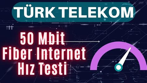 T Rk Telekom Mbit Fiber Internet Testi Youtube