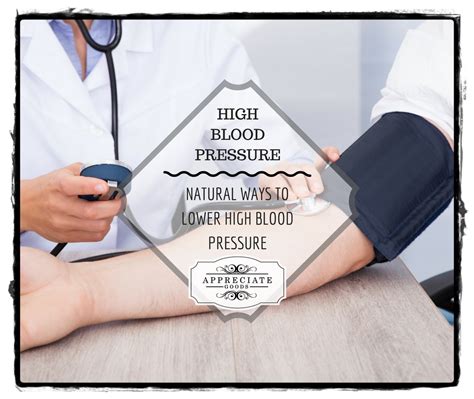20 Natural Ways to Lower High Blood Pressure - Appreciate Goods