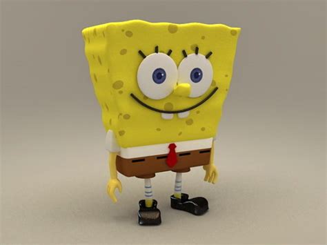 Spongebob Squarepants Free 3d Model Max Vray Open3dmodel 126295