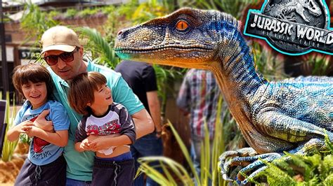 Es El Velociraptor Blue 😱 Jurassic World 2 Fallen Kingdom Experience Youtube