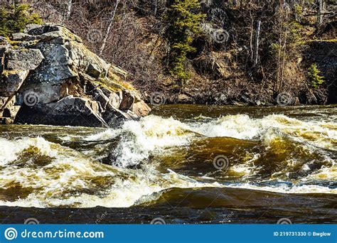 Image Of White Water Rapids On The Grass River In Northern Manitoba