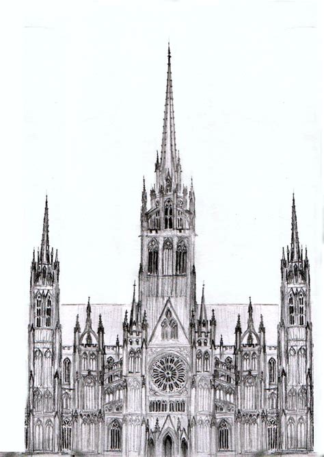 Dark Cathedral Sketch By Dashinvaine On Deviantart