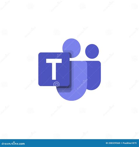 Microsoft Team Logo Editorial Ilustrativo Sobre Fondo Blanco Foto De