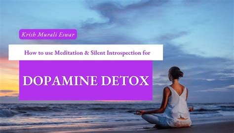 How To Do An 8 Hour Dopamine Detox Through Meditation And Silence Introspection Krish Murali