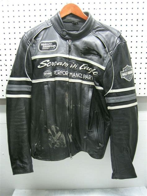 Every harley davidson leather jacket has its own unique features and style. Details about HARLEY DAVIDSON RACING genuine leather ...