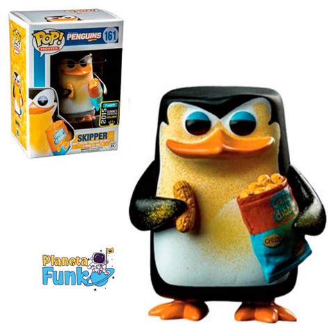 Funko Pop Penguins Of Madagascar Skipper Con Cheetos 161 Funko