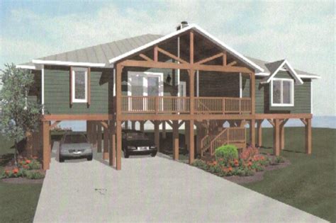 Build your own from 6'x8' to 12'x24' and beyond. Beach Style House Plan - 3 Beds 2 Baths 1902 Sq/Ft Plan ...