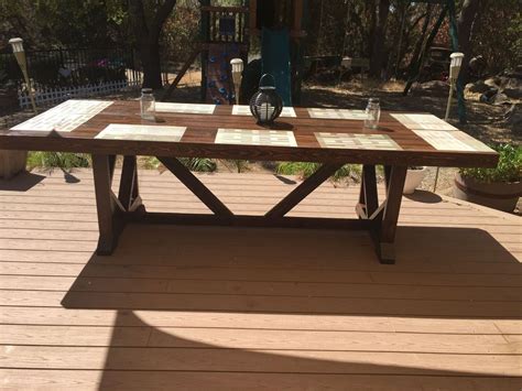 Diy Large Outdoor Dining Table Seats 10 12 Hometalk