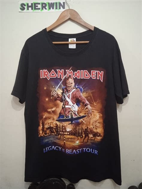 Iron Maiden Band Shirt Men S Fashion Tops Sets Tshirts Polo