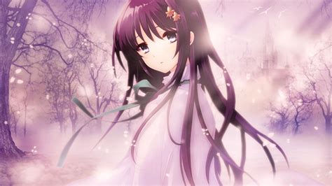 Anime Girl Flowers Field Wallpaper 2880x1800 14681