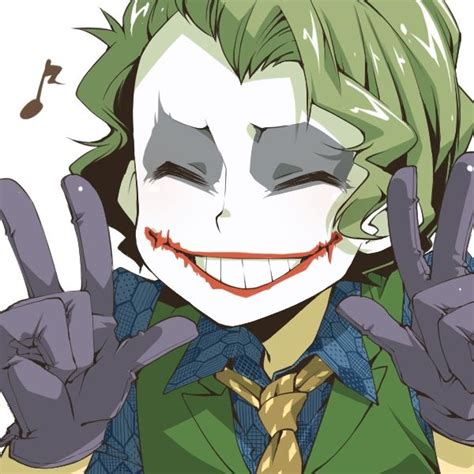 Joker Being Cute Anime Joker Joker Art Batman Joker