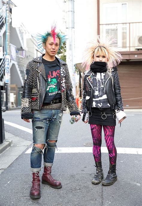 Street Looks Harajuku Punks Punk Costume Punk Fashion Punk Rock