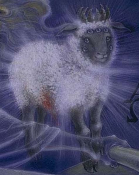7 eyes 7 horns lamb revelation 5 goat art doodle inspiration prophetic art junji ito