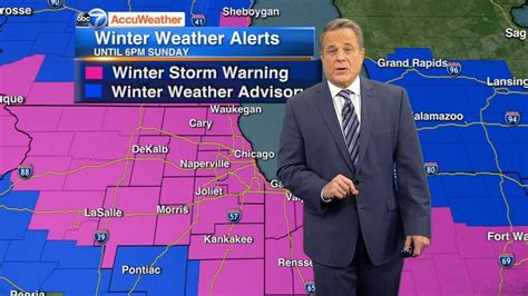 Chicago Weather Accuweather Alert Day Winter Storm Warning Periods