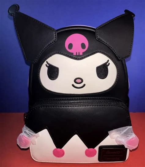Loungefly Sanrio Kuromi Faux Leather Mini Backpack Nwt 9700 Picclick
