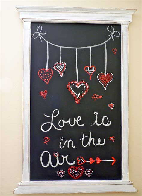 My Valentine Chalkboard 1 28 14 Valentine Chalkboard Art Chalkboard