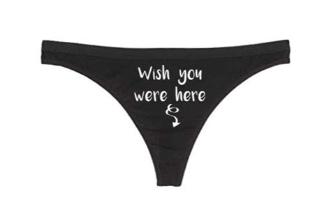 wish you were here thong bridal shower t t for wife etsy