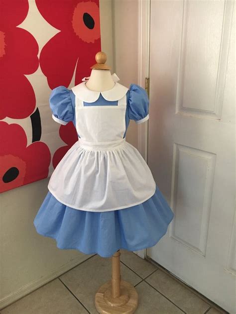 Custom Made To Order Alice In Wonderland Inspired Dress Sz 12m Etsy