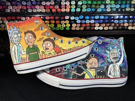 Custom Rick And Morty Converse Girls Sneakers Nice Shoes Canvas Shoes