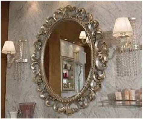 Not only bathroom mirrors chrome, you could also find another pics such as chrome door mirrors, chrome bathroom decor, chrome bathroom knobs, chrome floor mirrors, chrome bathroom carts, chrome bathroom lights, bathroom wall mirrors, gray bathroom mirrors. Accessorizing #Bathrooms : Wide Oval Mirror With Chrome ...