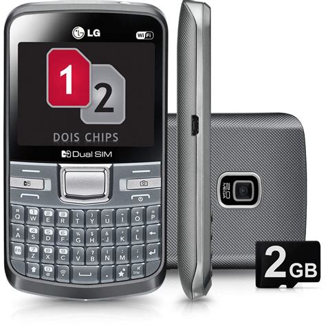 Celular Lg C199 Novo Nacionalnffonecabo2gbgarantia R 19900 Em