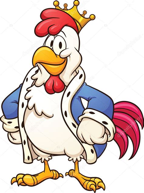 King Chicken — Stock Vector © Memoangeles 18315165