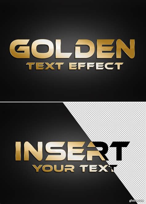 Gold Style Text Effect Mockup 327061836 Gfxtra