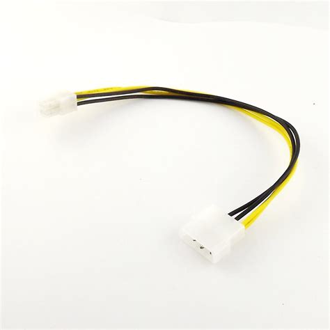 ide 4 pin molex p3 to p4 12v atx power motherboard pc power adapter lead cable ebay