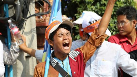 Cambodian Opposition Protests