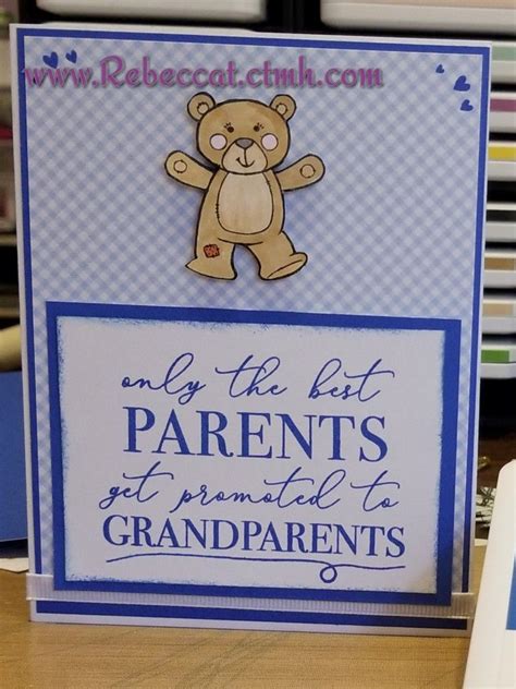 Add a personal touch with a name/message to make it special. Grandparent card | Ctmh cards, Cards