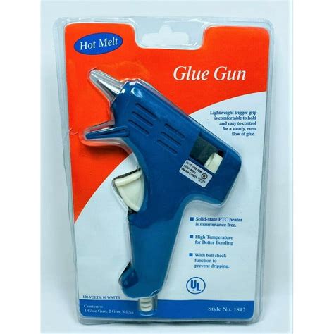 10w Low Temperature Hot Melt Ul Listed Mini Glue Gun W Glue Stick 120v