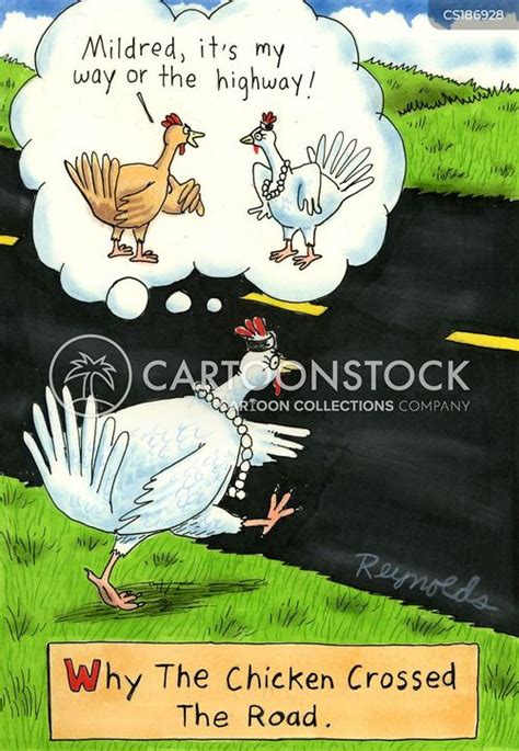 Why Did The Chicken Cross The Road Cartoons And Comics Funny Pictures From Cartoonstock