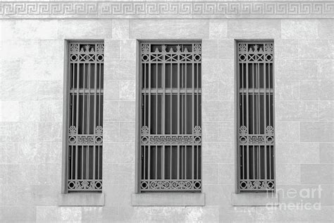 Trio Of Neoclassical Windows Photograph By Bentley Davis Fine Art America