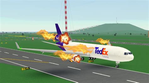 Fedex Flight 80 Crash Recreation In Ptfs Youtube