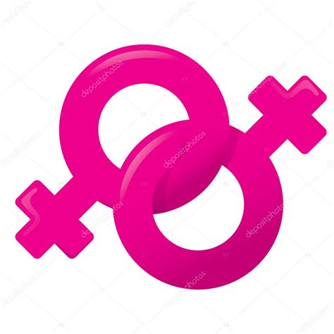 Illustration Of An Icon Symbol Sex Woman Female Homosexual Couple Ideal For Catalogs