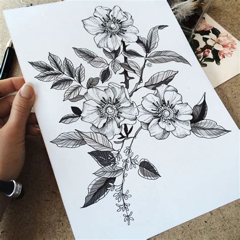 Is it normal to have a blue rose tattoo? familyinktattoo: Wild roses tattooskech | Wild rose tattoo ...