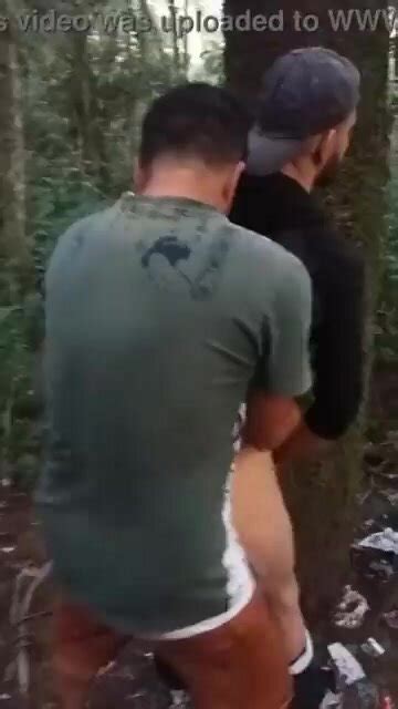 Strangers Hook Up And Fuck In A Gay Cruising Woods Thisvid Com