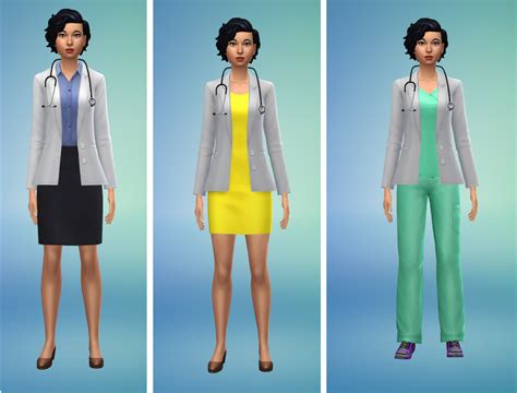 Sims 4 Doctor Outfit Cc