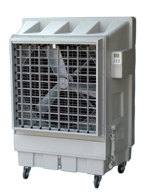 This pulls warm air through air coolers, eventually air conditioners, were developed not for the cool air but to dehumidify the air. DC-1B outdoor air conditioner desert cooler- Dubai cooling