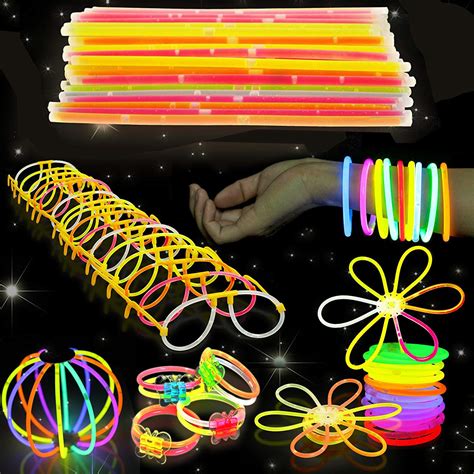 543 Pack 250 Set Of Glow Sticks 293 Connectors Bracelets Necklaces Glasses Glow Balls