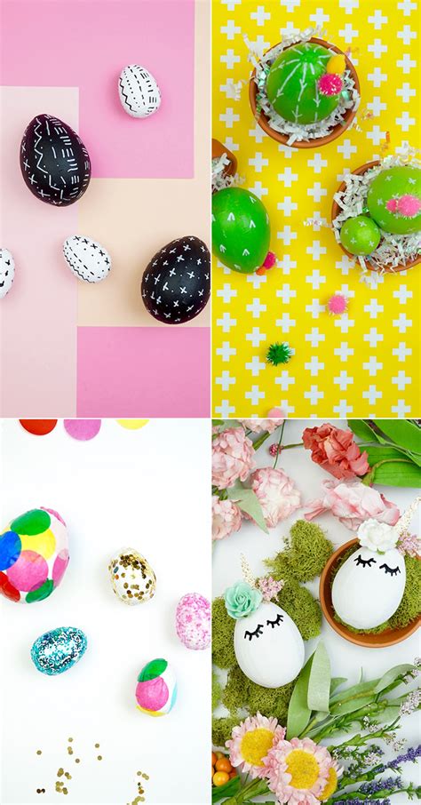 Diy Easter Eggs Four Different Ways Rebecca Propes Design And Diy